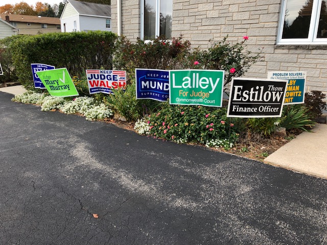 voter signs