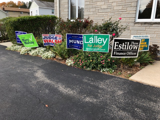 voter signs